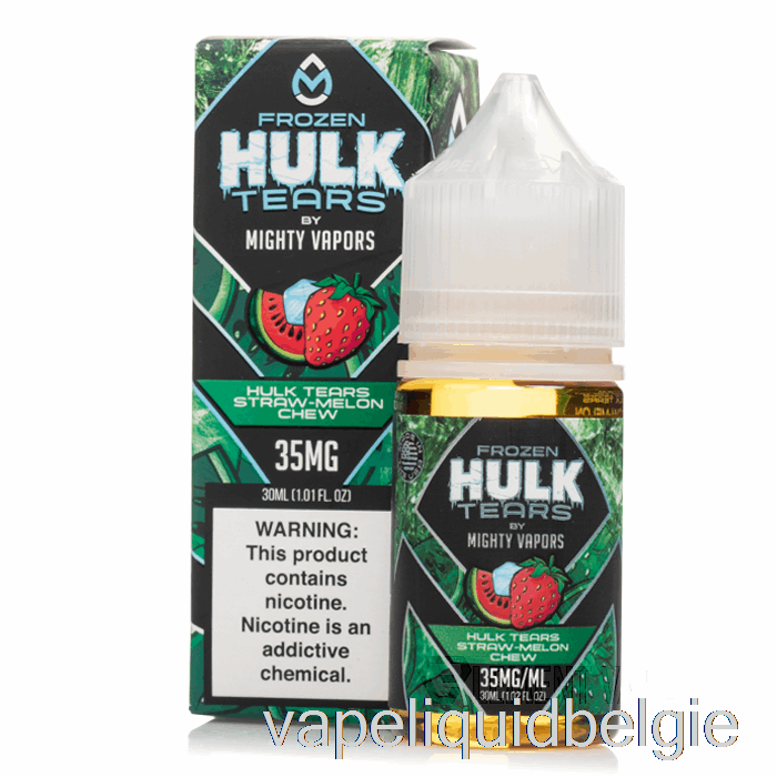 Vape Vloeistof Bevroren Hulk Tranen Stro Meloen Kauwen - Hulk Tranen Zouten - 30ml 50mg